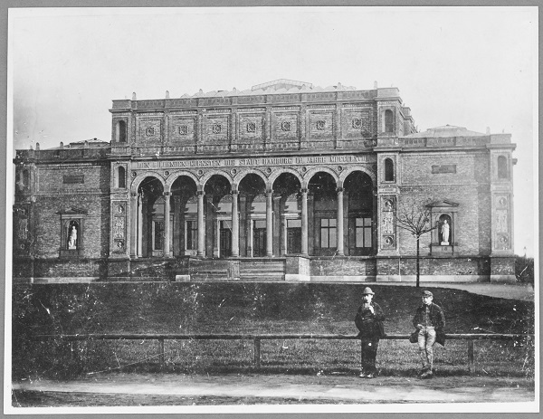 Gründungsbau der Hamburger Kunsthalle, vor 1889 Foto: Hermann Priester © Hamburger Kunsthalle